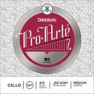 D'Addario Pro Arte Cello String Set 4/4 Set of 4 Strings